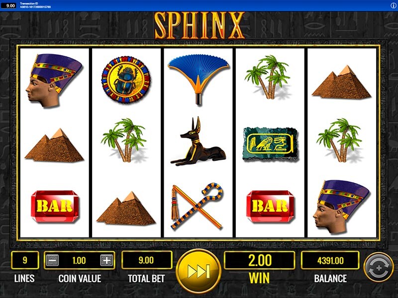 Das Internet-Slotspiel Sphinx Slot im Allgemeinen