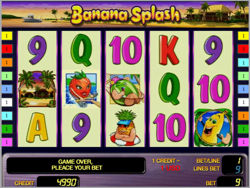 Das Spiel Banana Splash Slot im Allgemeinen