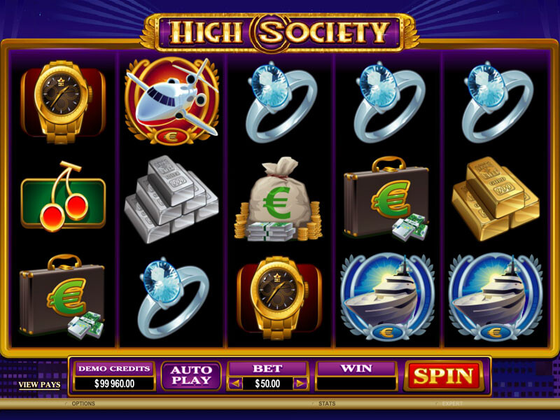Das Casino-Slotspiel High Society Slot im Allgemeinen