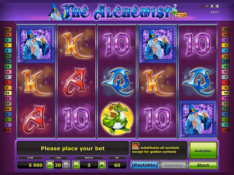 Das Casino-Slotspiel Alchemist Slot im Allgemeinen