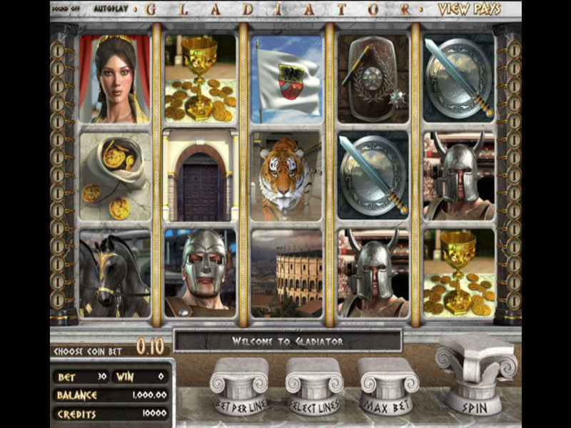 Der Casino-Spielautomat  Gladiator Slot im Großen und Ganzen
