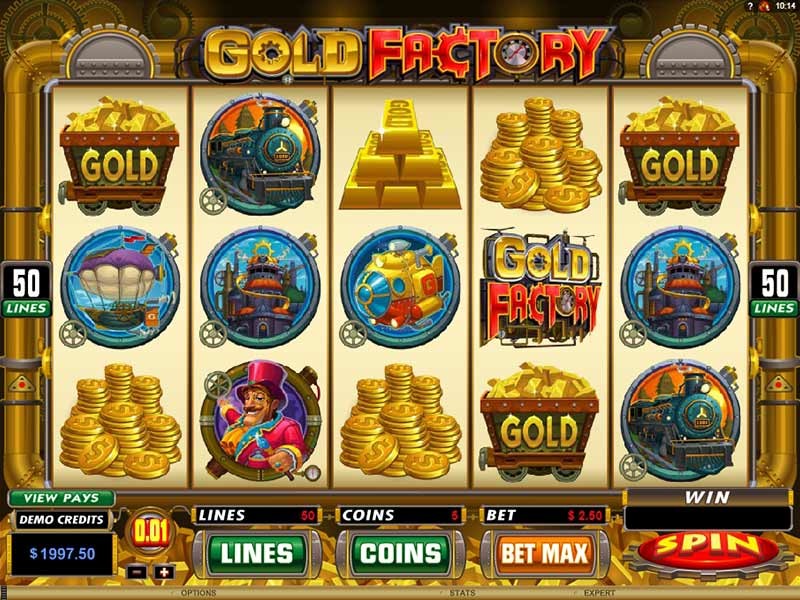 Der Online-Slot Gold Factory Slot im Großen und Ganzen